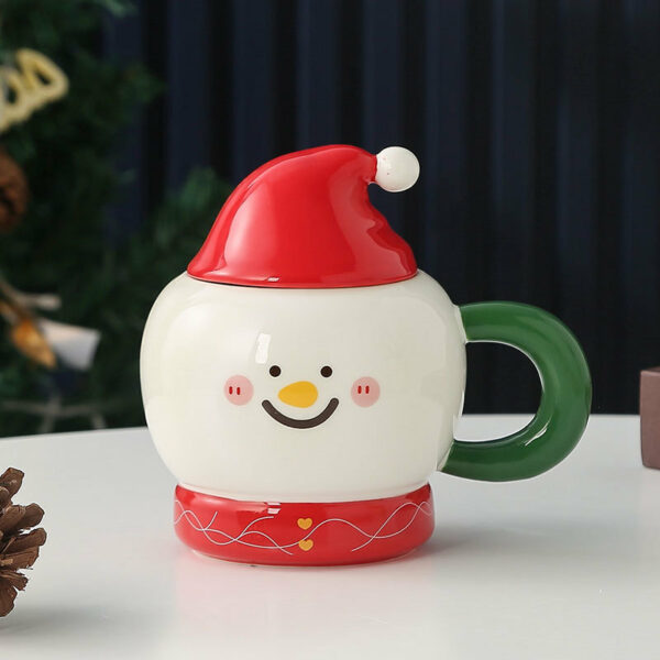 Christmas Snowman Ceramic Mug