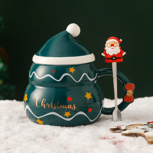 Gourd-Shaped 15-Ounce Christmas Tree Mug