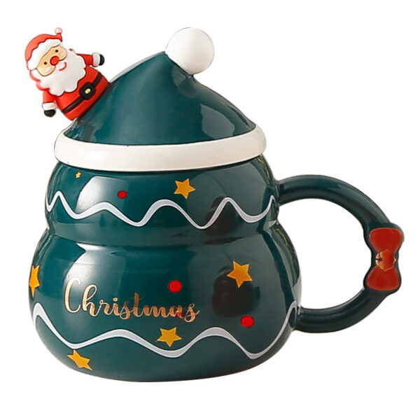 Gourd-Shaped 15-Ounce Christmas Tree Mug