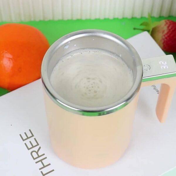 Digital Display Rechargeable Electric Stirring Mug