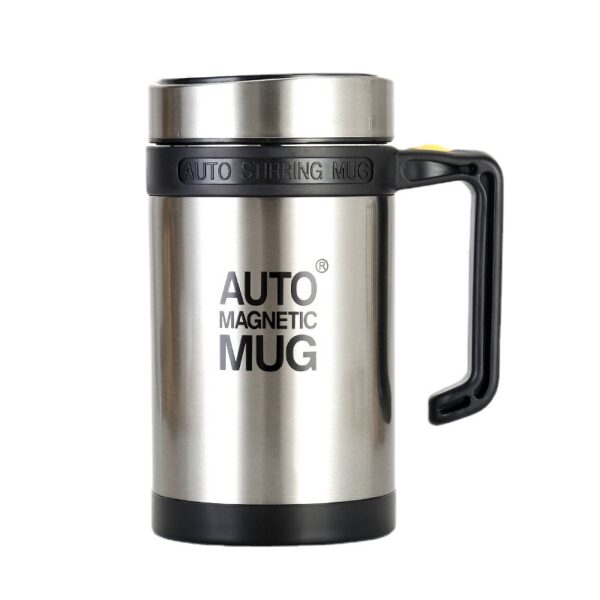 Electric Rotating Stainless Steel Mug