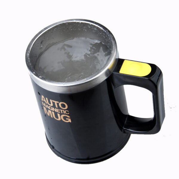 Electric Rotating Stainless Steel Mug