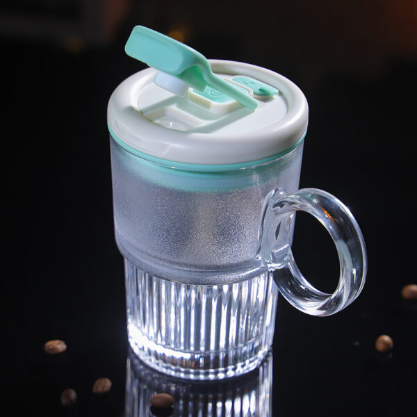 Glass Automatic Stirring Cup