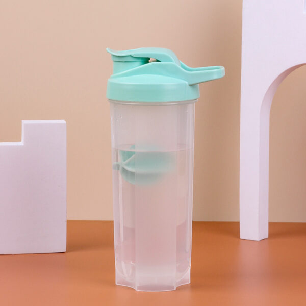 Semi-Transparent Sports Shake Protein Bottle