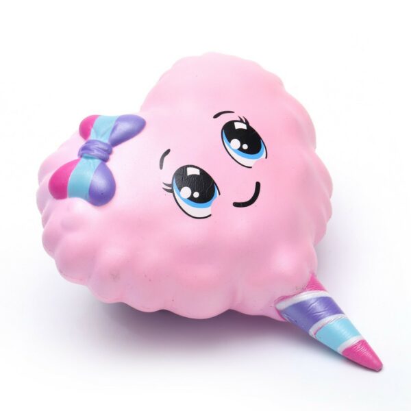 Pink PU Slow Rebound Marshmallow Stress Toy