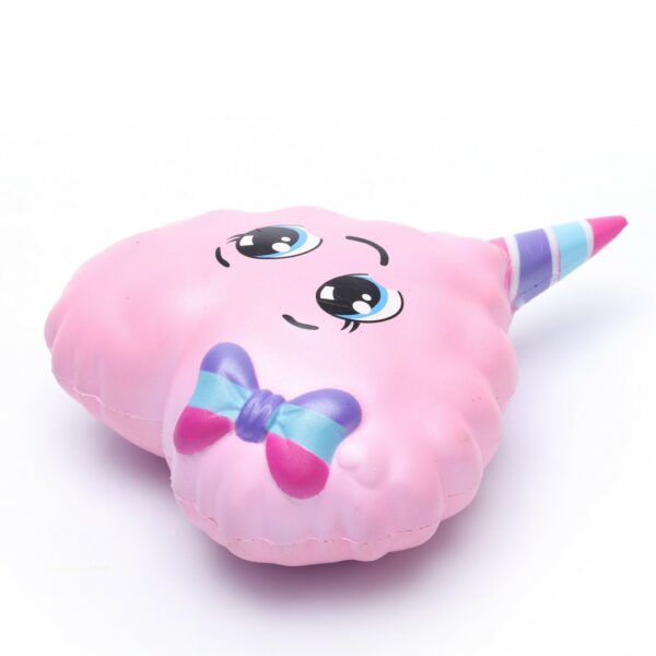 Pink PU Slow Rebound Marshmallow Stress Toy