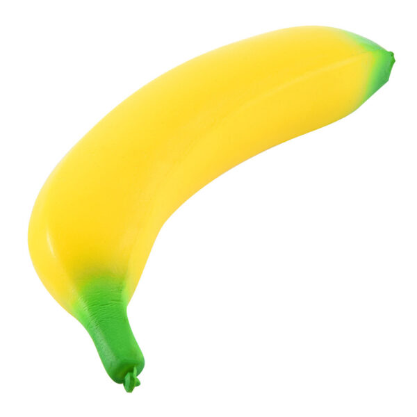 PU Slow-Rebound Realistic Banana Stress Toy