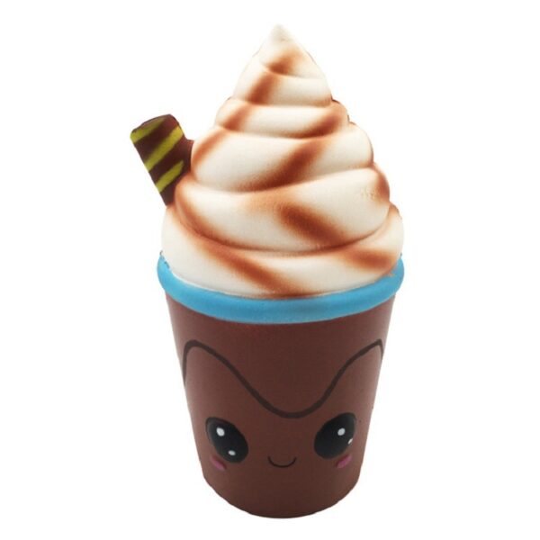 PU Slow Rebound Chocolate Sundae Stress Toy