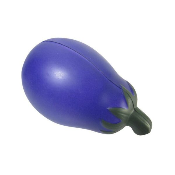 PU Slow Rebound Round Eggplant Stress Relief Toy