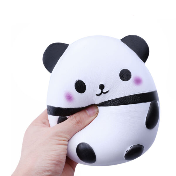 PU Slow-Rebound Smiling Panda Stress Relief Toy