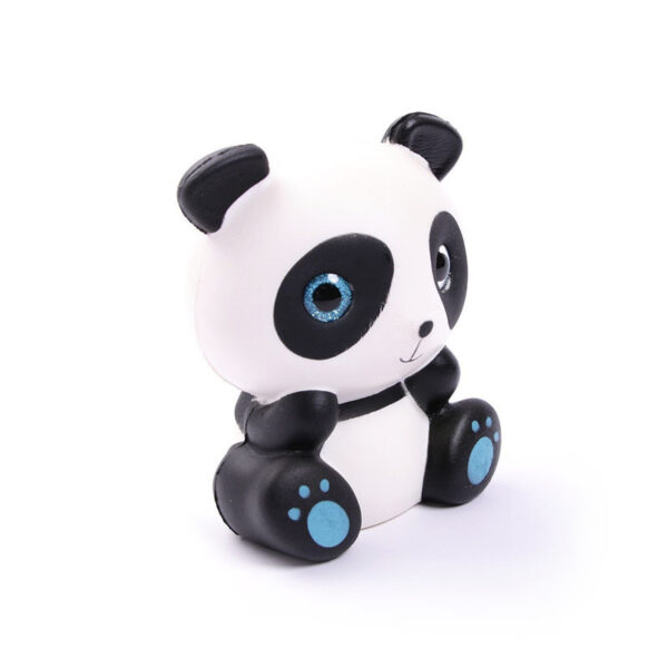 PU Slow-Rebound Blue-Eyed Panda Stress Relief Toy