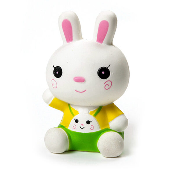 PU Slow Rebound Hand-Waving Rabbit Stress Toy