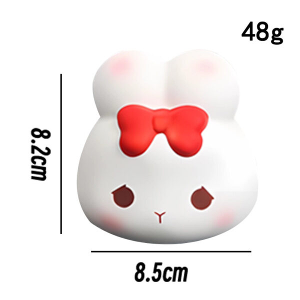 PU Slow Rebound Rabbit Head Stress Relief Toy