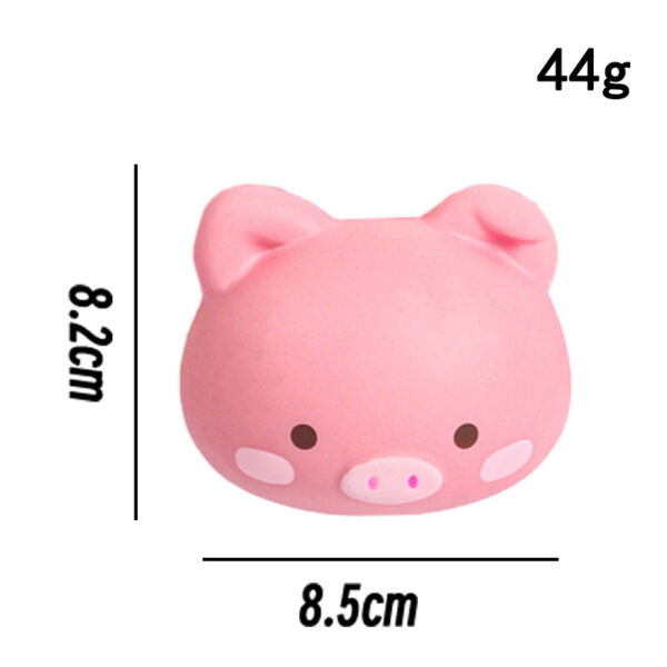 PU Slow-Rebound Pig Head Stress Toy