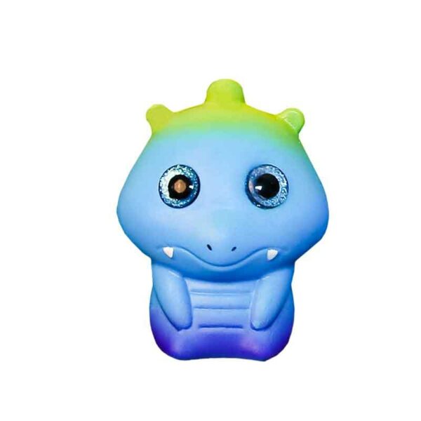 PU Slow Rebound Blue Dinosaur Stress Relief Toy