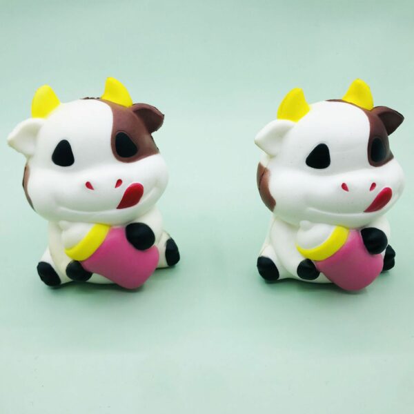 PU Slow-Rebound Cow and Baby Bottle Stress Toy