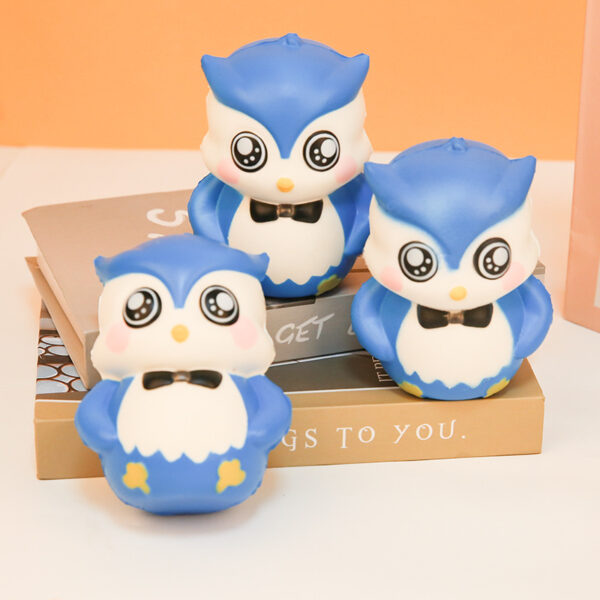 PU Slow Rebound Big-Eyed Bird Stress Toy