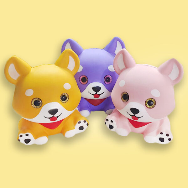 PU Slow-Rebound Super Cute Dog Stress Toy