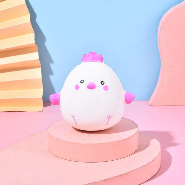 PU Slow-Rebound Round Chick Stress Relief Toy