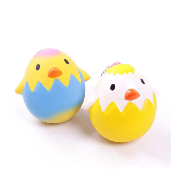 PU Slow Rebound Cracked Egg Chick Stress Toy