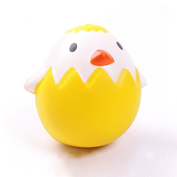 PU Slow Rebound Cracked Egg Chick Stress Toy