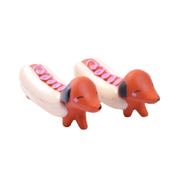 PU Slow Rebound Hotdog Sausage Dog Stress Relief Toy