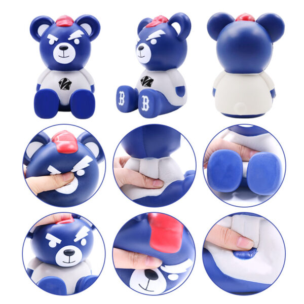 PU Slow-Rebound Stylish Bear Stress Relief Toy