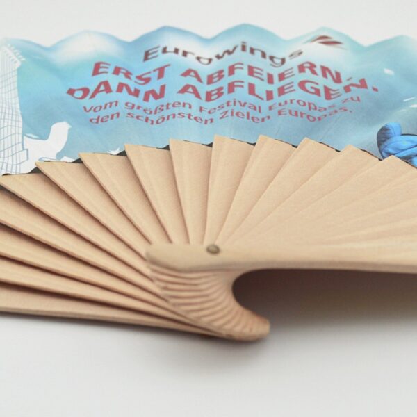 Folding Paper Hand Fans - Image 3