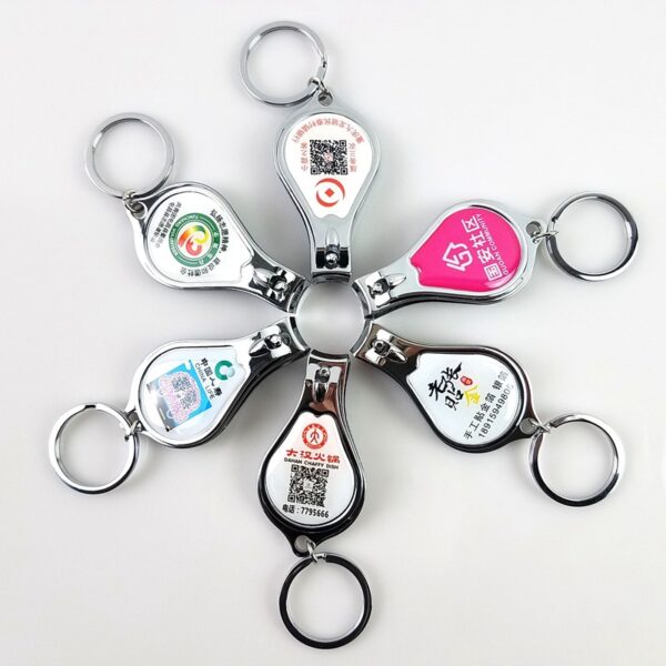 Nail Clipper w/Bottle Opener Keyring