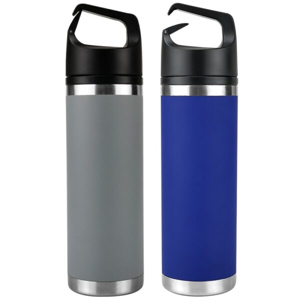 Stainless Steel Travel Handle Insulated Tumbler 18oz