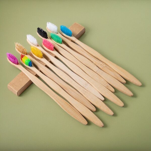 Bamboo Laserable Disposable Toothbrush