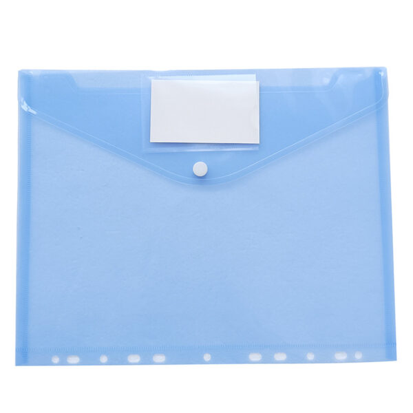 Waterproof 11-hole Folder with Transparent File Folder-A4 Size