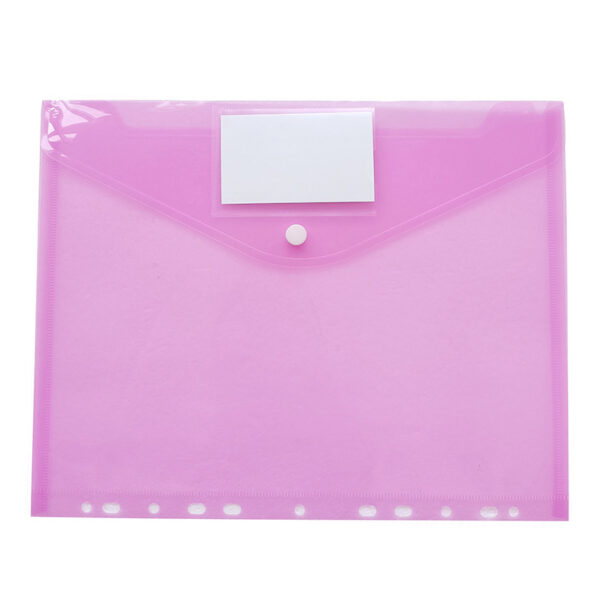 Waterproof 11-hole Folder with Transparent File Folder-A4 Size