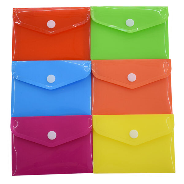 Colorful Plastic Card Folders