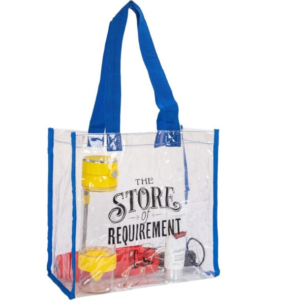 PVC Beach Stadium Transparent Tote Bag