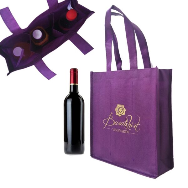 Non-Woven Wine Storage Bag-3 Bottles