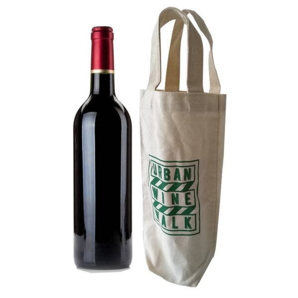 Canvas Single Wine Tote Bag