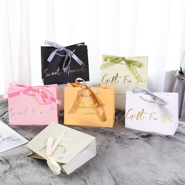 Party Gift Bag with Ribbon Handle