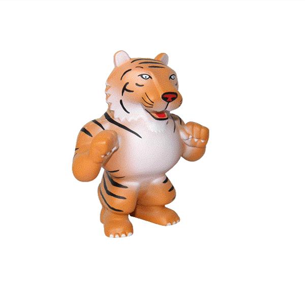 PU Standing Auspicious Tiger Stress Reliever