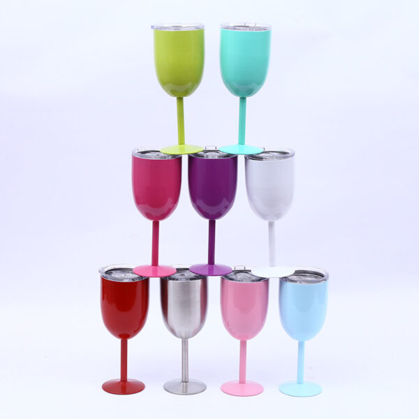 Stainless Steel Insulated Goblet 10OZ