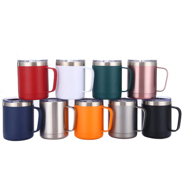 Custom 10OZ Stainless Steel Promotional Cups Mug with Handle