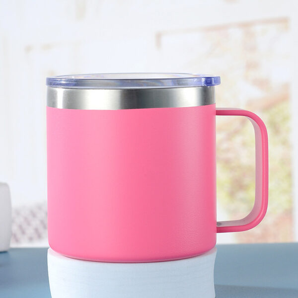 Custom 12OZ Stainless Steel Promotional Cups Mug with Handle