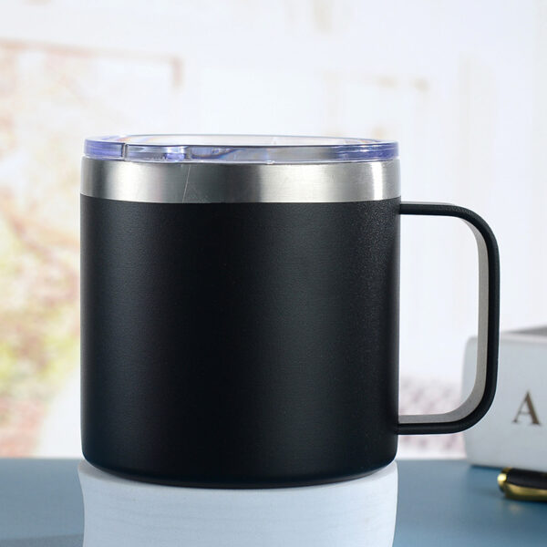 Custom 12OZ Stainless Steel Promotional Cups Mug with Handle