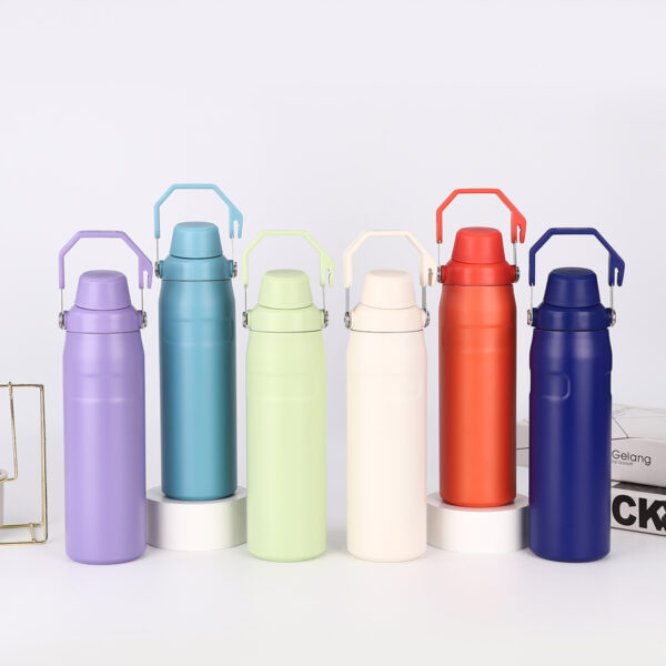 Insulated Car Thermos Bottle with Handle 16OZ