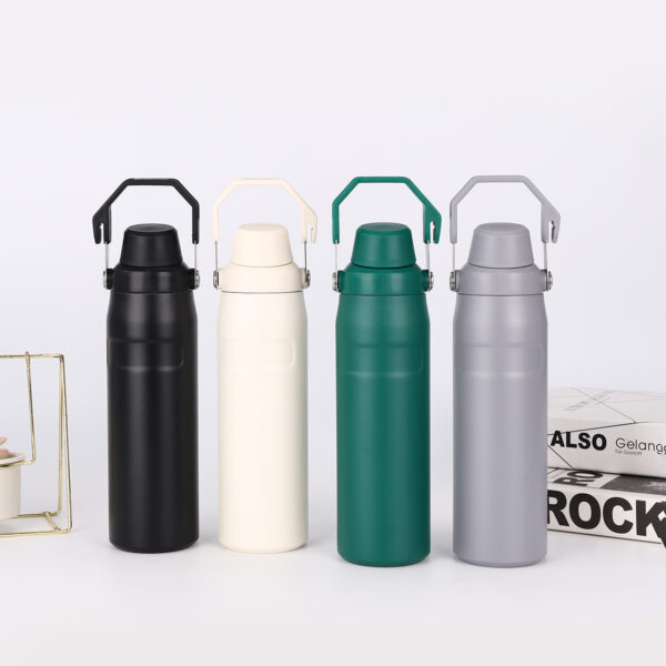 Insulated Car Thermos Bottle with Handle 16OZ