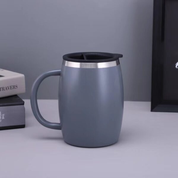 Stainless Steel Vacuum Insulated Beer/Coffee Mug w/ handle16OZ