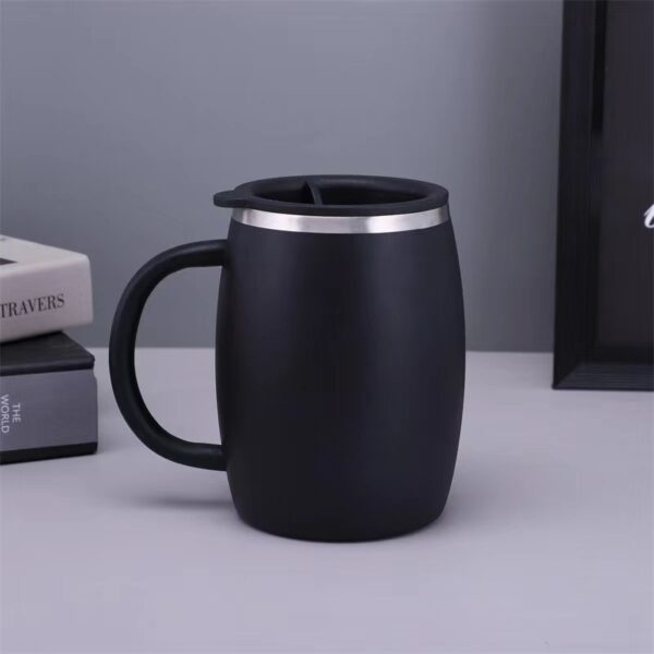 Stainless Steel Vacuum Insulated Beer/Coffee Mug w/ handle16OZ