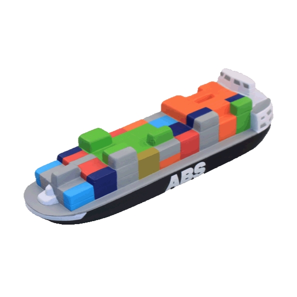 PU Foam Container Ship Stress Reliever with Your Logo