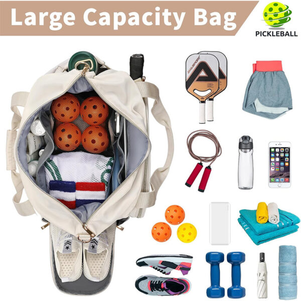 Duffel Bag With Pickleball Storage