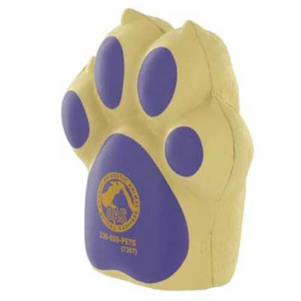 PU Dog Paw Shape Stress Reliever